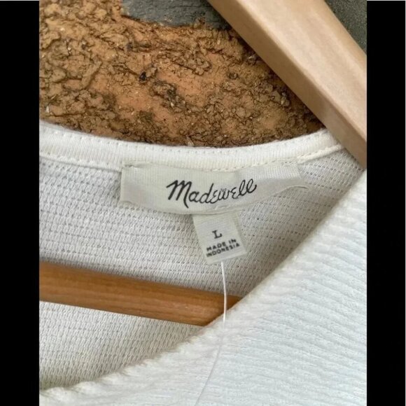 Madewell  Texture & Thread Side-Tie Jumpsuit   SIZE LARGE - Picture 6 of 8